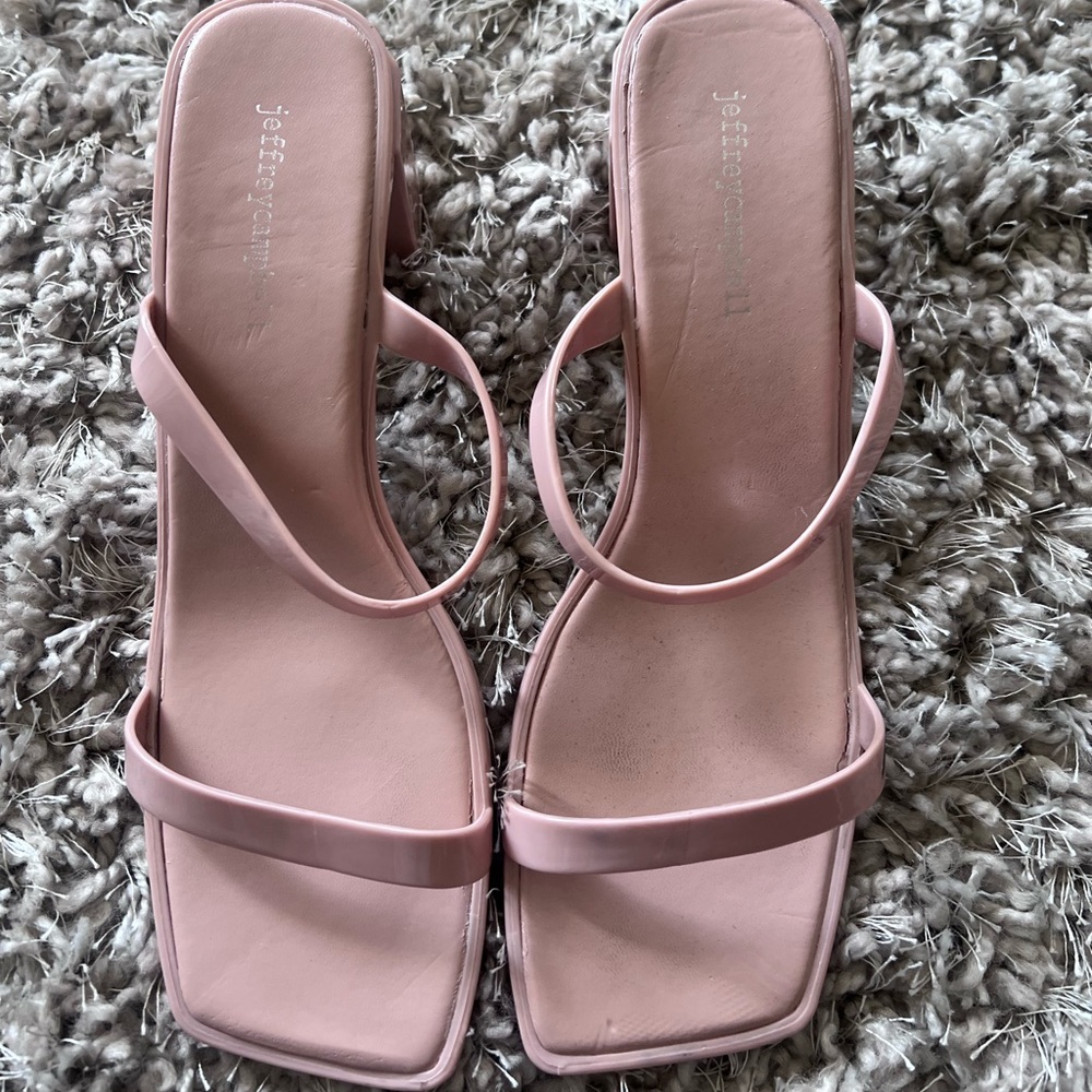 Jeffrey Campbell Elegant Nude Women's Sandals size 10